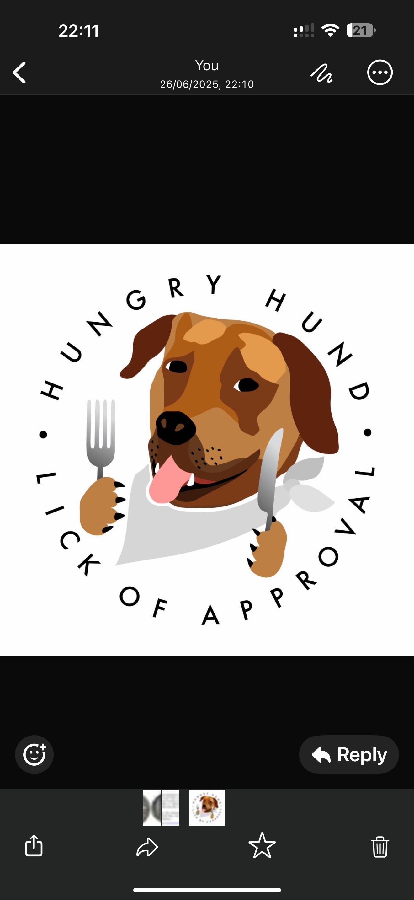 thehungryhund on One Bite Pizza App