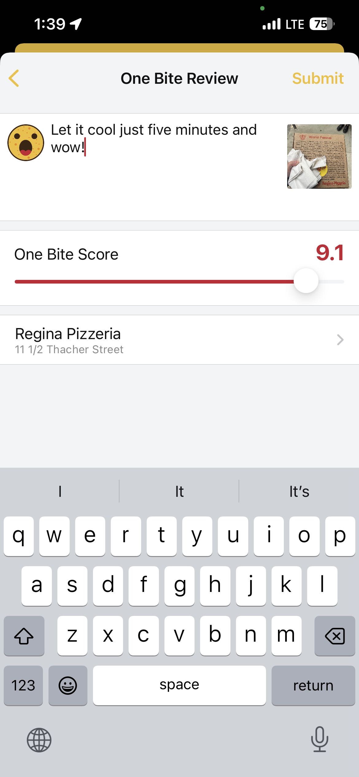 Pizza Review