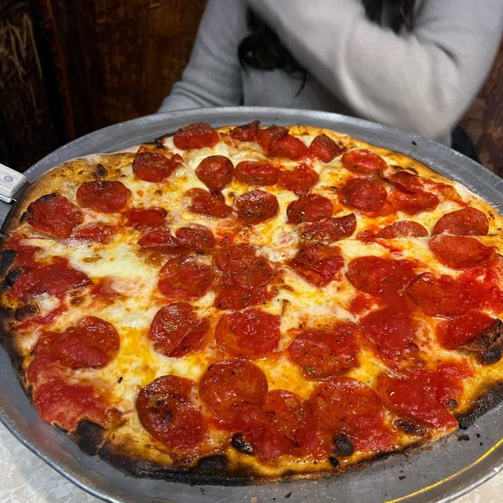 richpesos's Pizza Review at John's of Bleecker Street One Bite