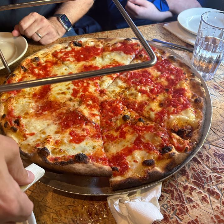 stoolpresidente's Pizza Review at John's of Bleecker Street One Bite