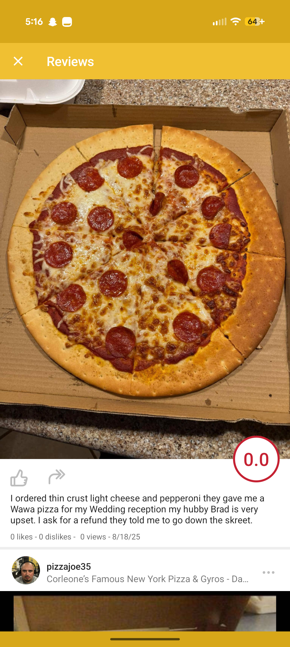 Pizza Review