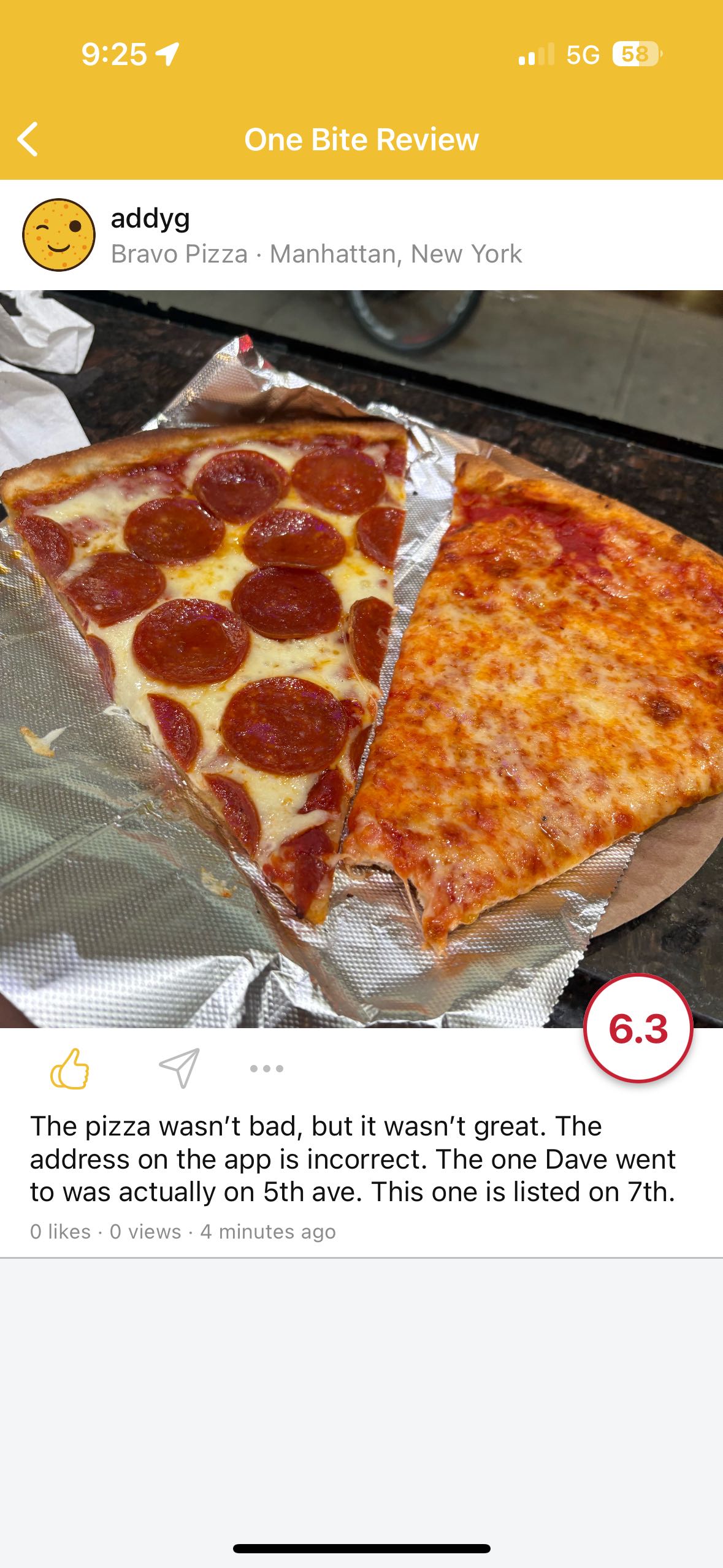 Pizza Review
